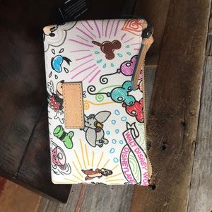 NWT! Disney Sketch Cosmetic Case Dooney & Bourke